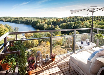 Öppna balkonger från Balco