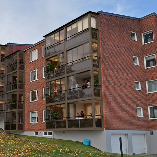 Balco bygger 36 nya inglasade balkonger Brf Varvet 2 i Timrå