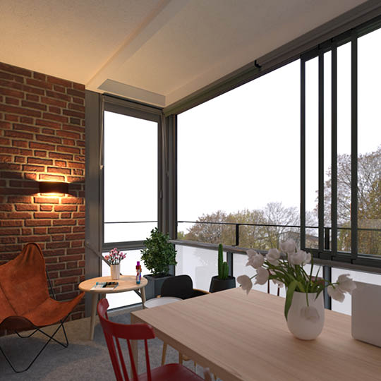 Balco bygger 36 nya inglasade balkonger Brf Varvet 2 i Timrå