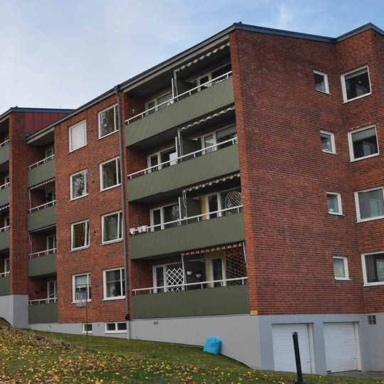 Balco bygger 36 nya inglasade balkonger Brf Varvet 2 i Timrå