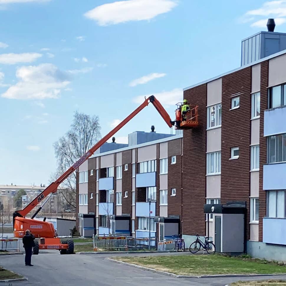 Balco påbörjar byggnationen av 408 moderna balkonger hos Brf Gärdan i Luleå.