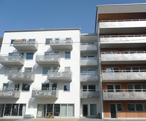 KV. Sjöfarten i Hammarby Sjöstad med Balcos öppna balkonger