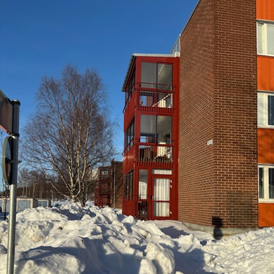 Balcos balkongprojekt hos Brf Gärdan i Luleå.