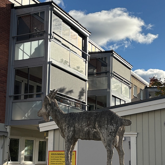 Brf Geten i Skellefteå med nya moderna och energieffektiva balkonger från Balco.