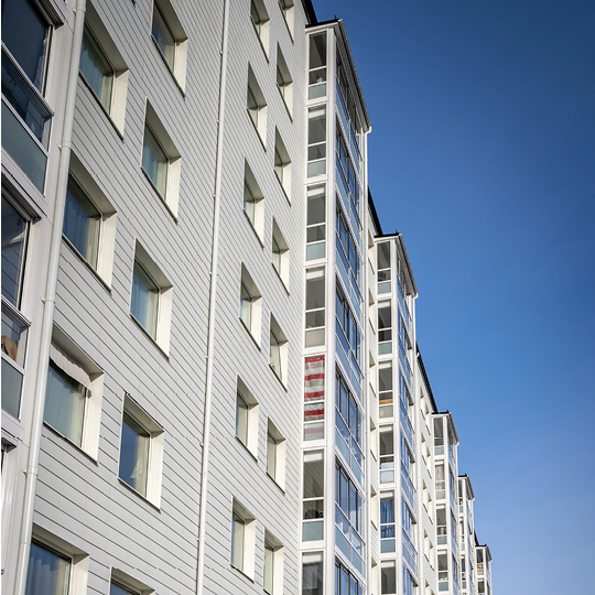 Hermodsdal Malmö med inglasade balkonger från Balco, experter på balkongrenovering i Skåne